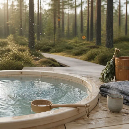 Skovbadning og naturwellness: hoteller med programmer der går dybere end et spabad